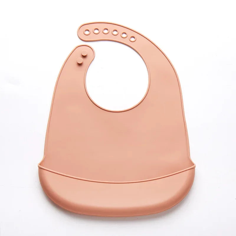Waterproof Silicone Baby Bib Adjustable
