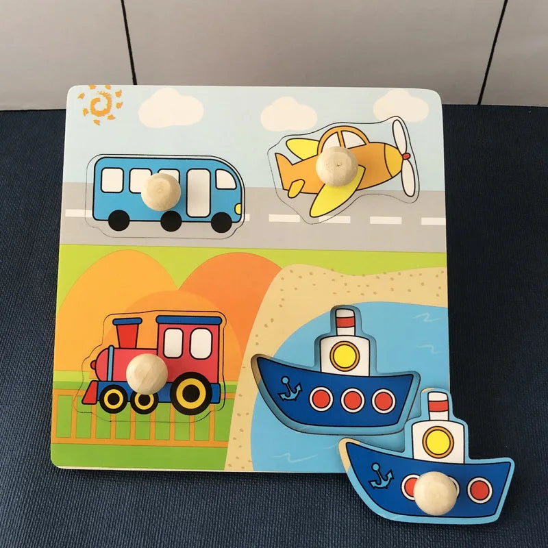 Montessori Wooden Puzzle Learning Toy
