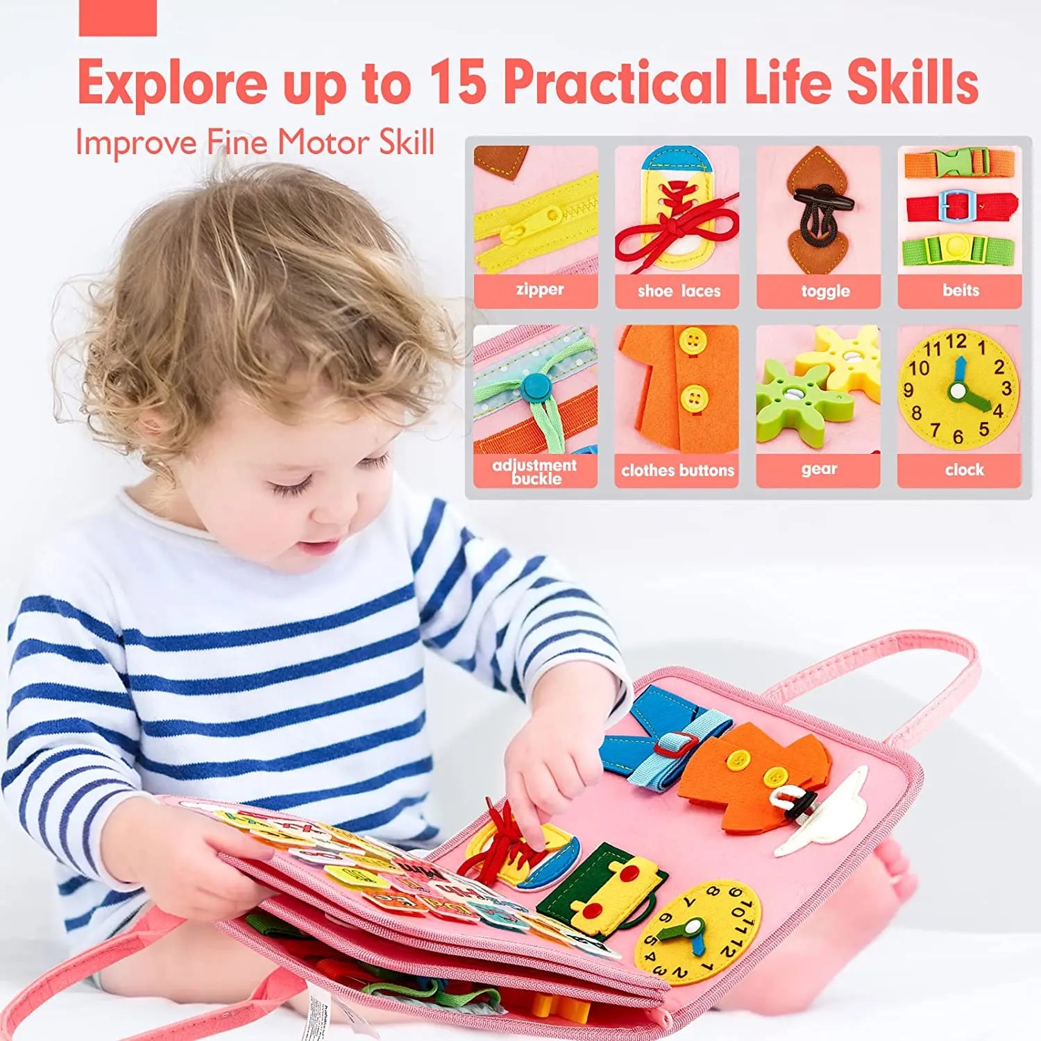 Montessori Busy Book Activity Toy
