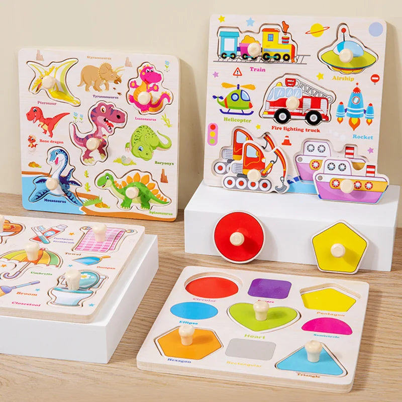 Montessori Wooden Puzzle Learning Toy