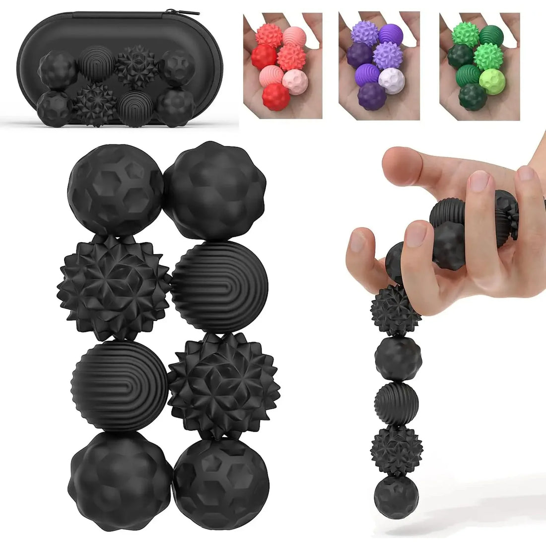 Magnetic Sensory Balls | Silicone Stress Relief Toy