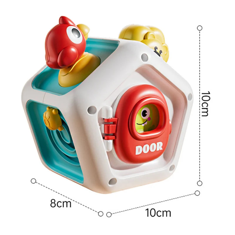 Montessori Sensory Busy Cube Toy