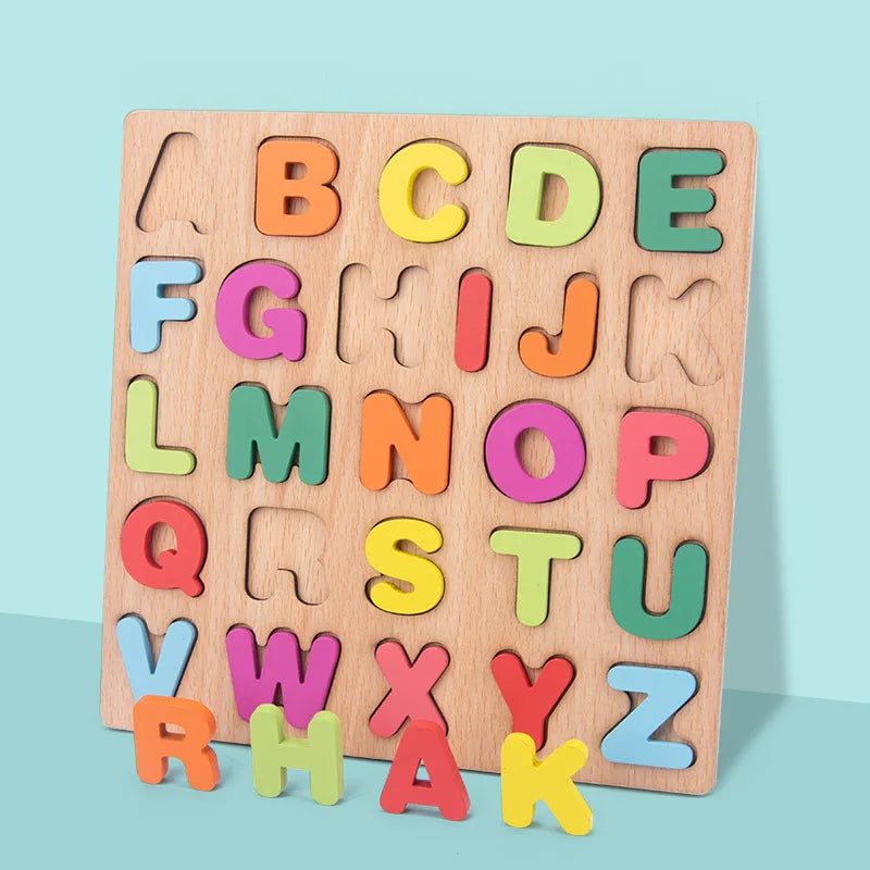 Montessori Wooden Puzzle Learning Toy