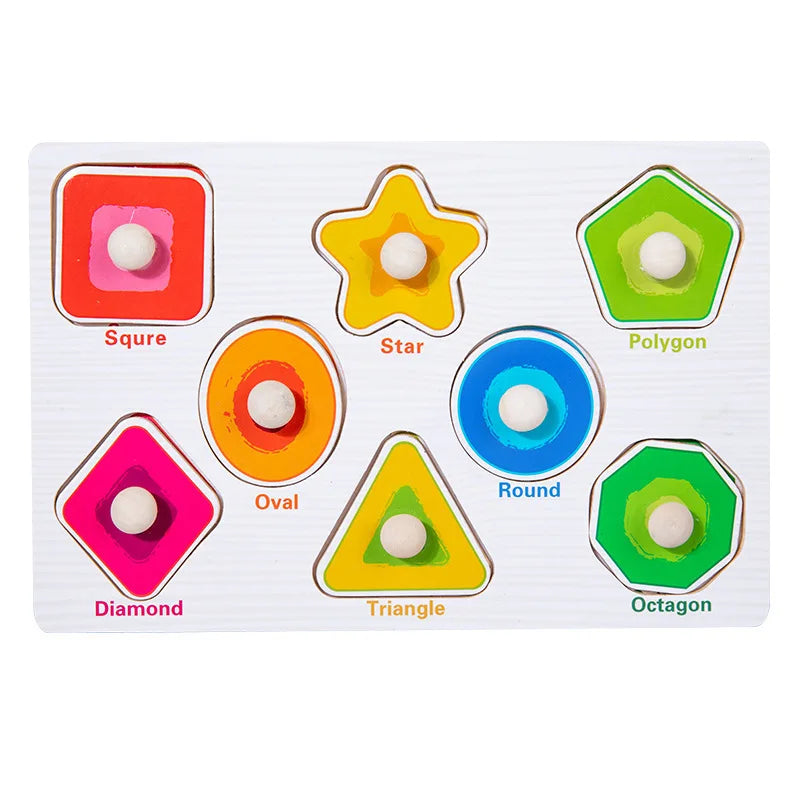 Montessori Wooden Puzzle Learning Toy