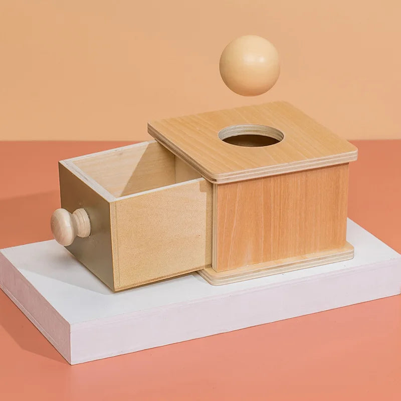 Montessori Spinning Coin Box Toy