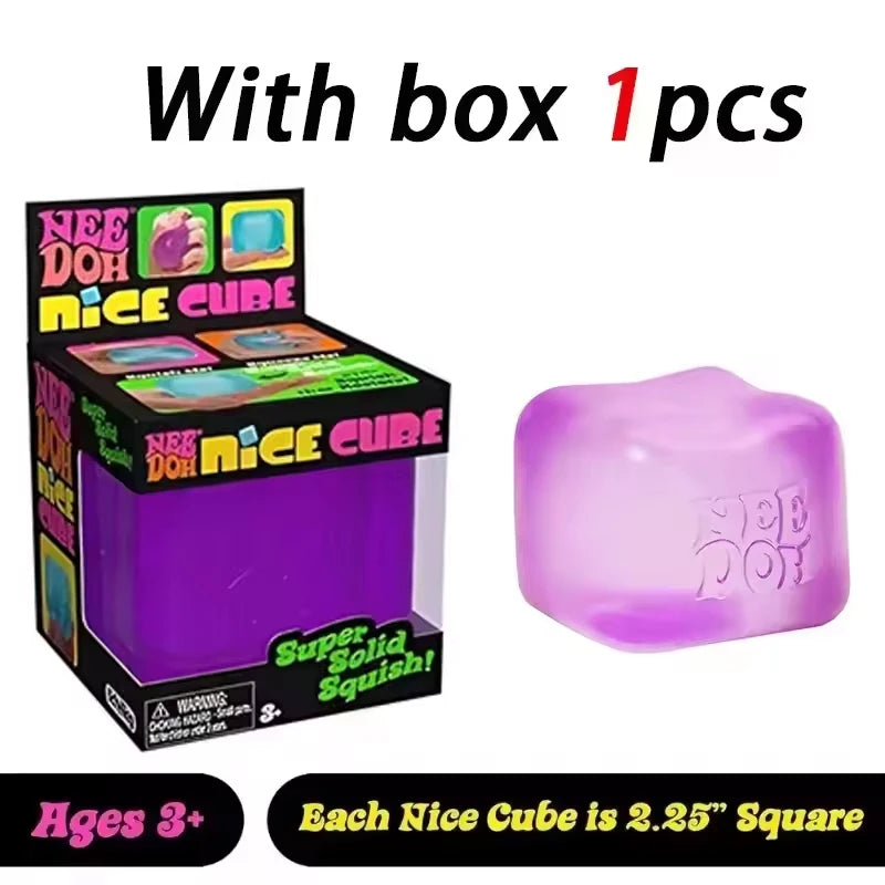 NeeDoh Sensory Squishy Cube Toy