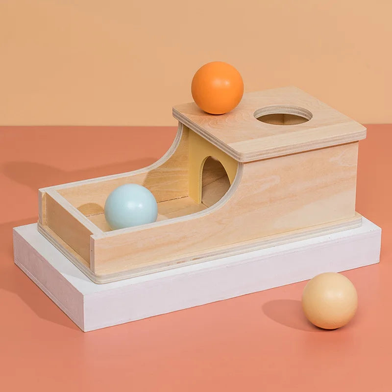 Montessori Spinning Coin Box Toy