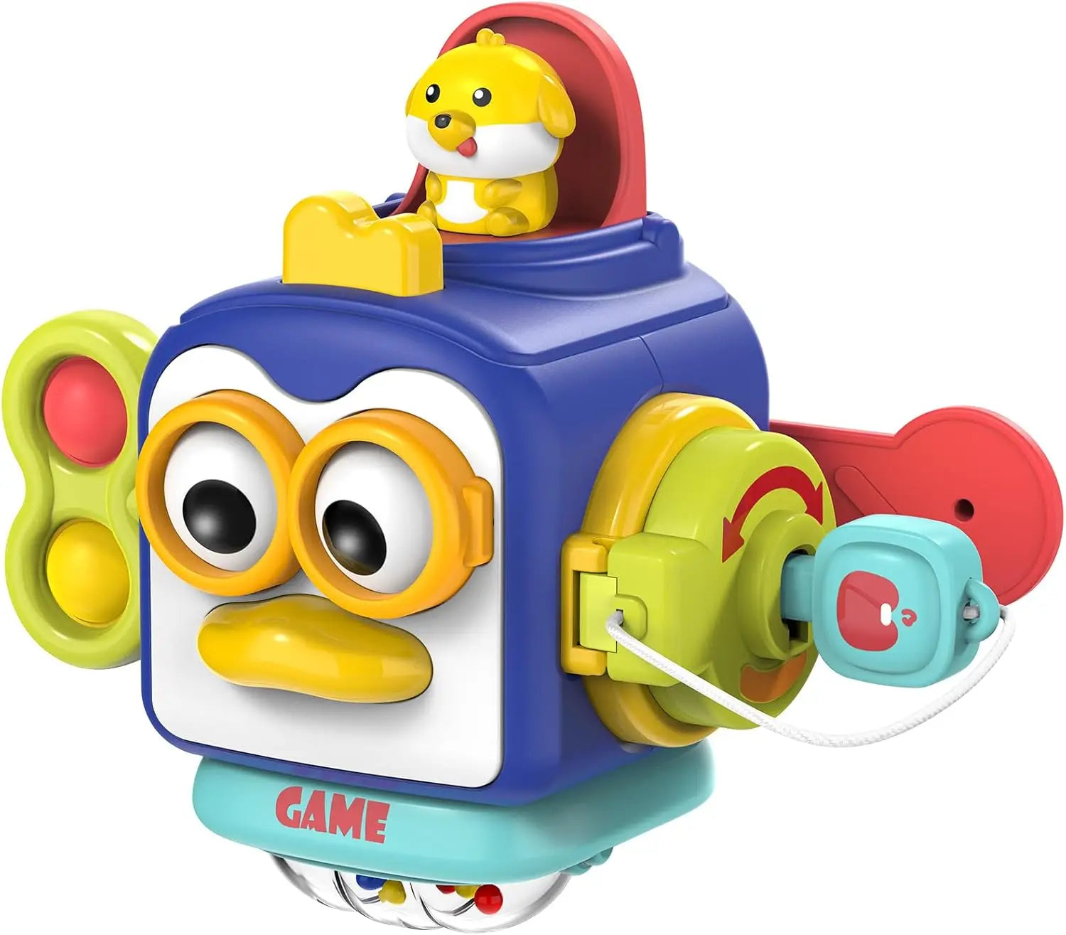 Montessori Sensory Busy Cube Toy