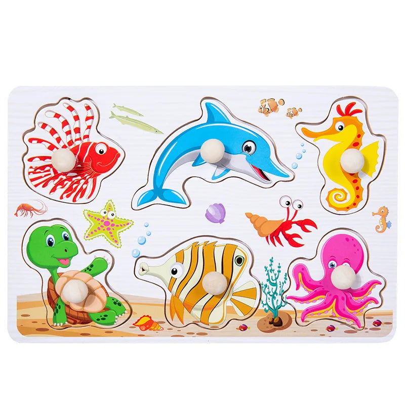 Montessori Wooden Puzzle Learning Toy