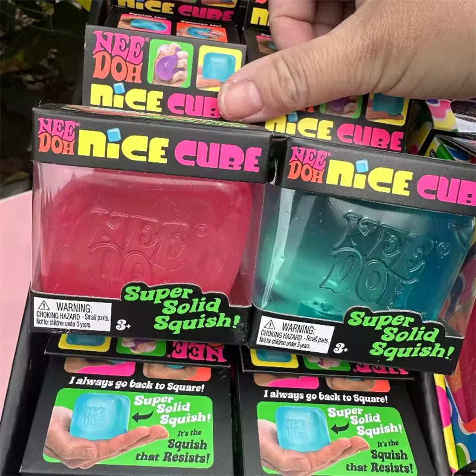 NeeDoh Sensory Squishy Cube Toy