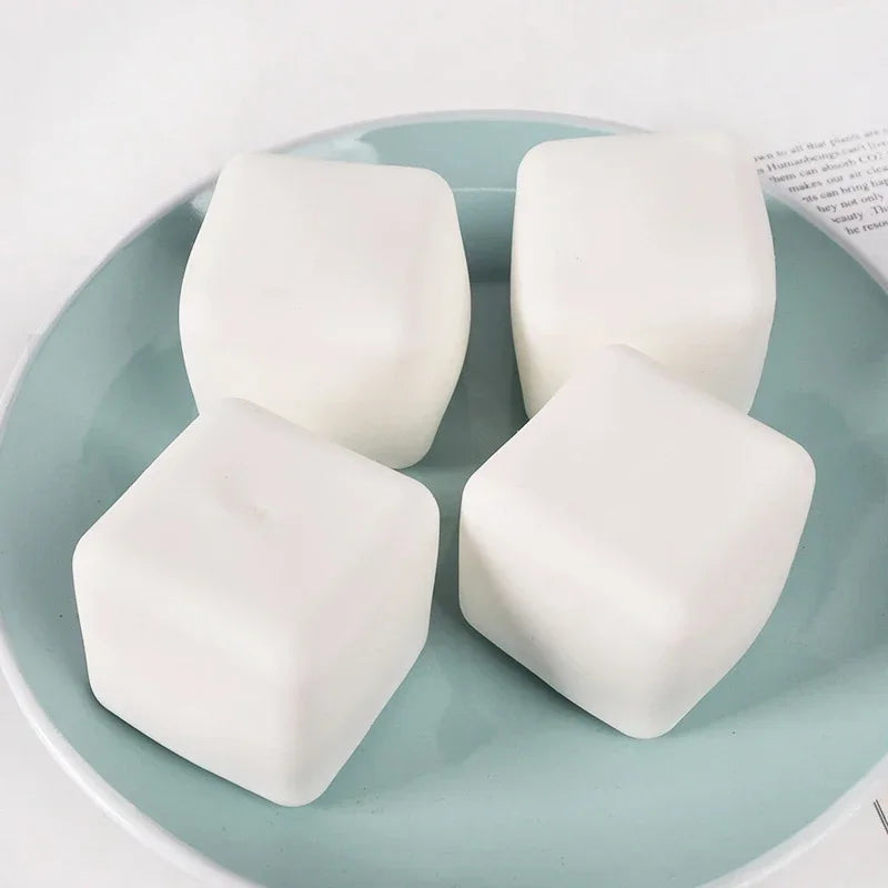 Tofu Stress Ball Cute Squishy Fidget Sensory Toy Gift