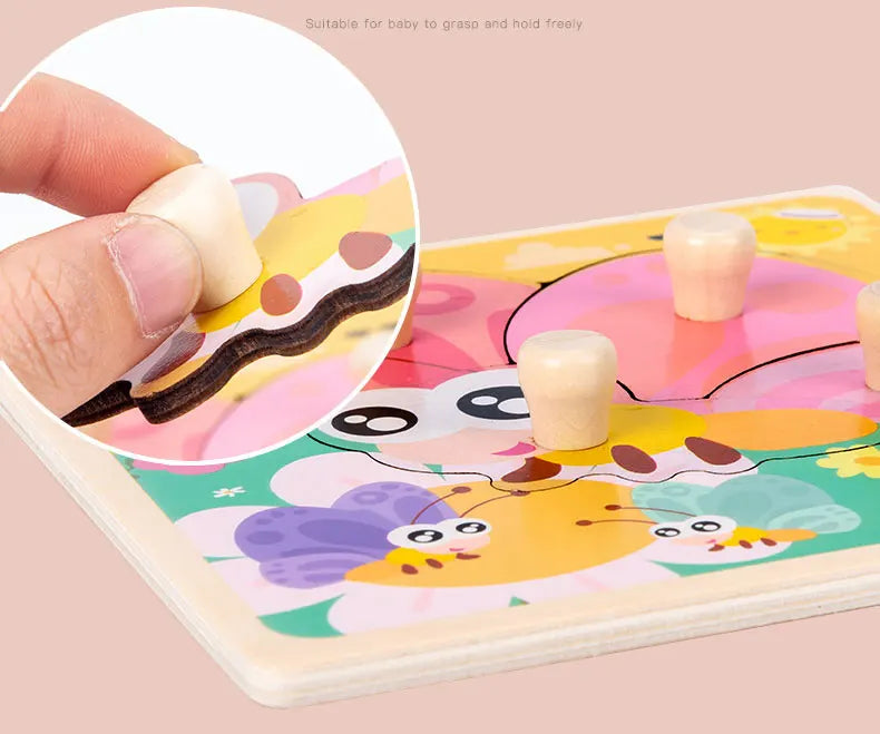 Montessori Wooden Puzzle Learning Toy
