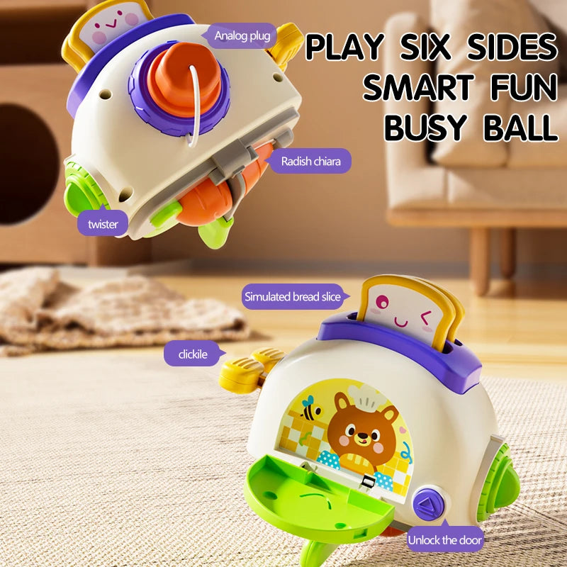 Montessori Sensory Busy Cube Toy