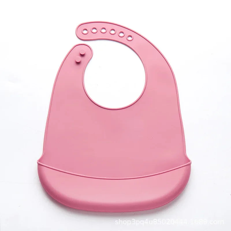 Waterproof Silicone Baby Bib Adjustable