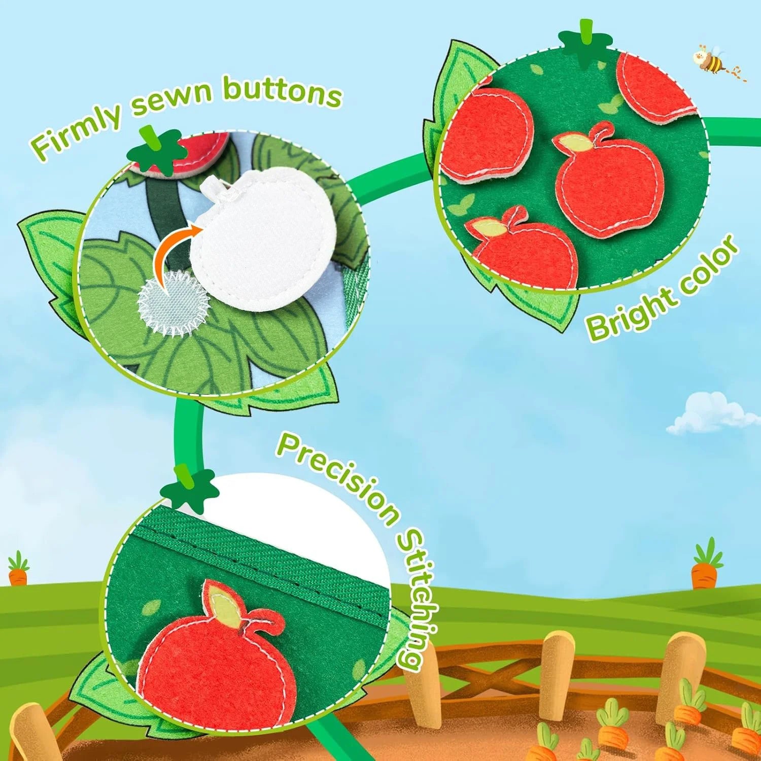 Montessori Quiet Book Activity Toy