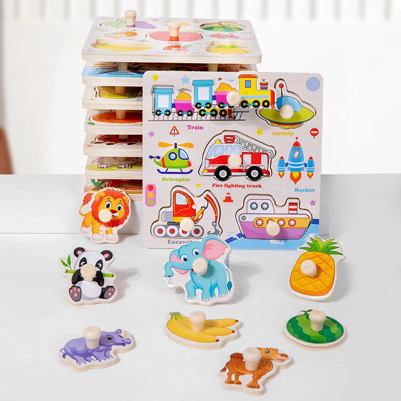 Montessori Wooden Puzzle Learning Toy