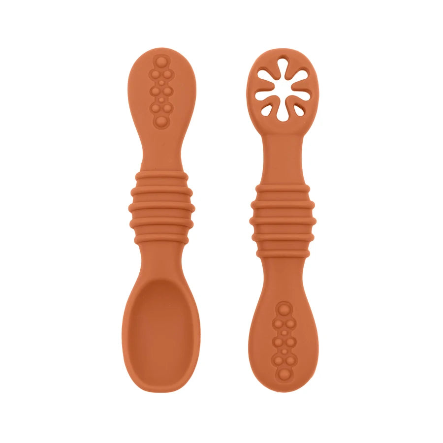 Silicone Baby Training Spoon Set