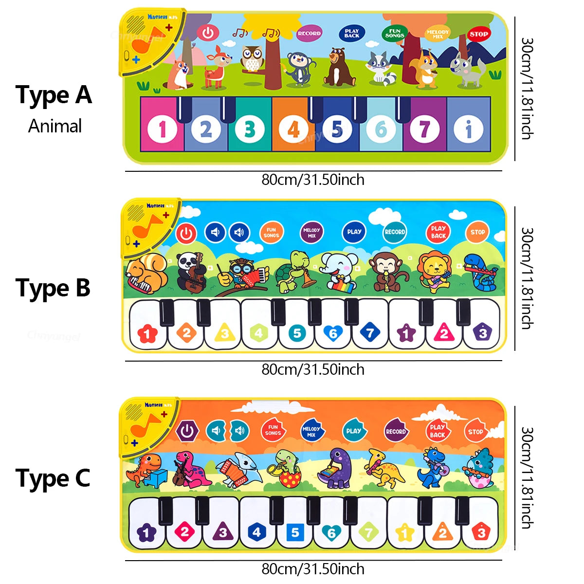 Kids Musical Piano Play Mat