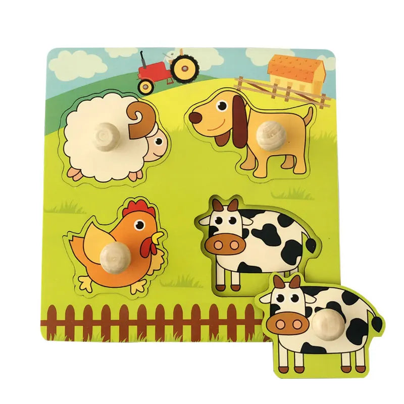 Montessori Wooden Puzzle Learning Toy