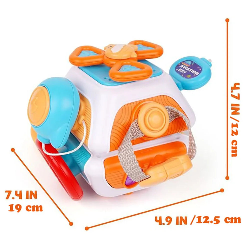 Montessori Sensory Busy Cube Toy
