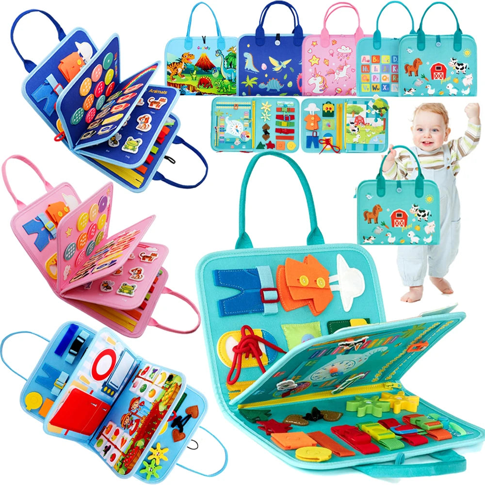 Montessori Busy Book Activity Toy