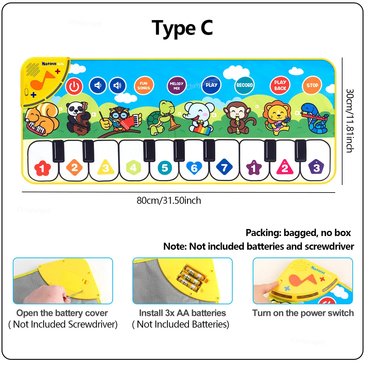 Kids Musical Piano Play Mat