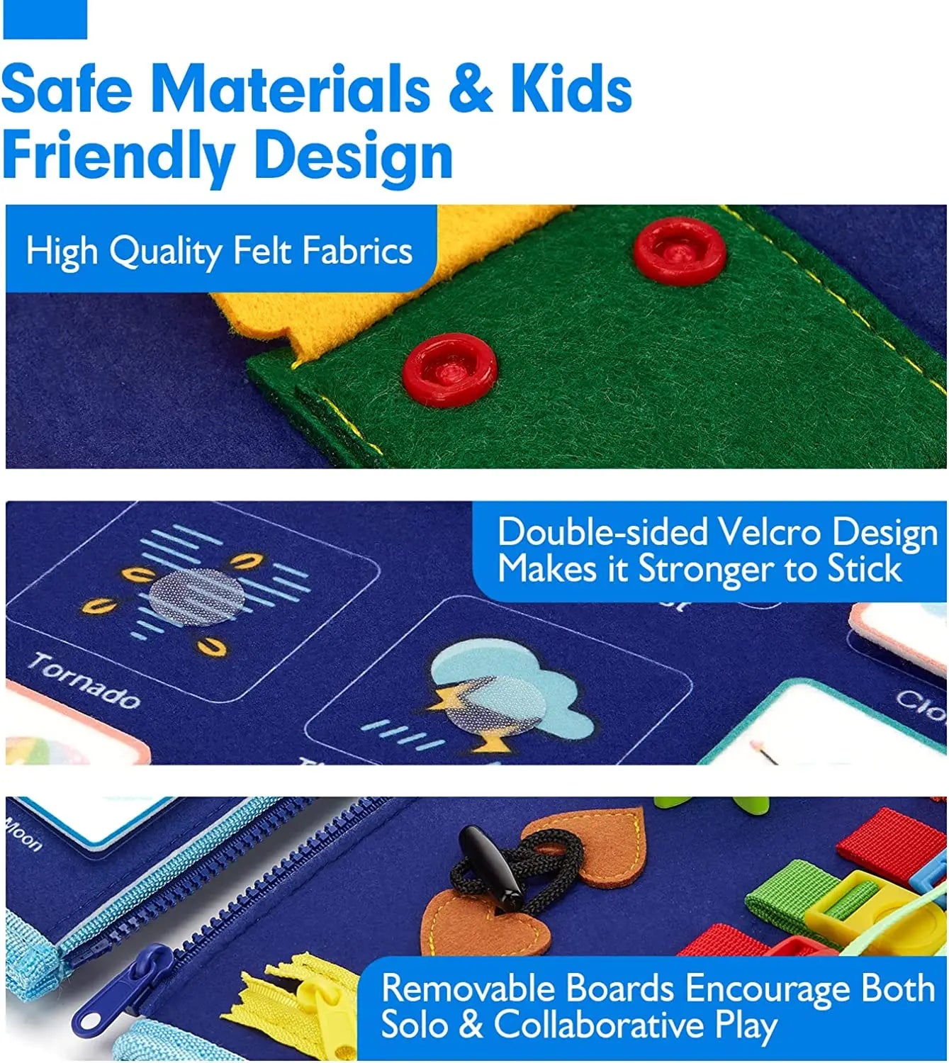 Montessori Busy Book Activity Toy