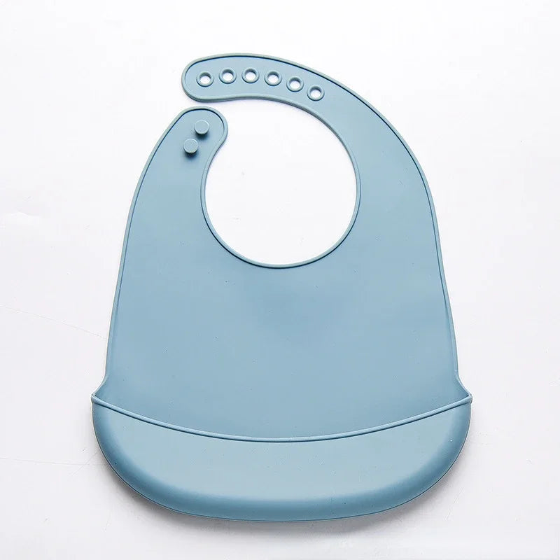 Waterproof Silicone Baby Bib Adjustable