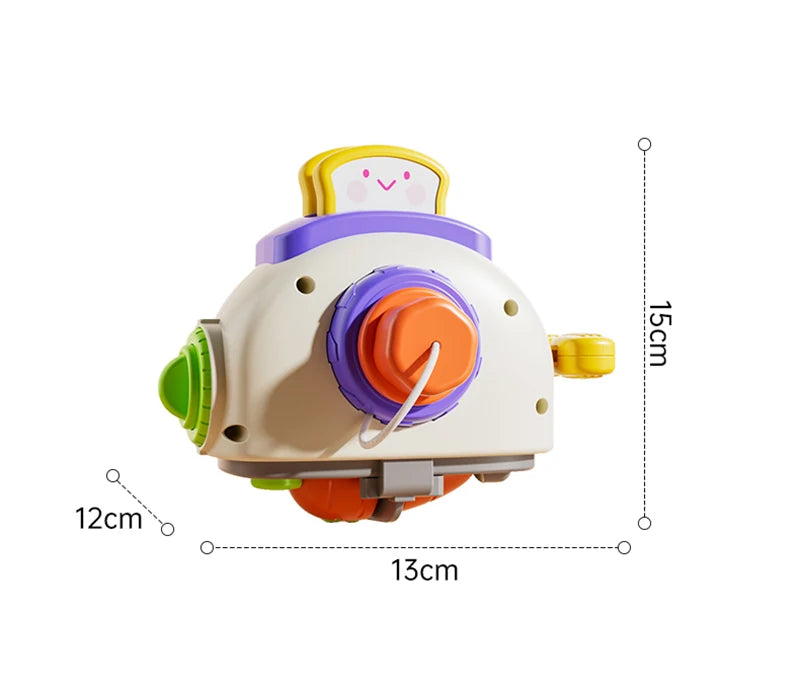 Montessori Sensory Busy Cube Toy