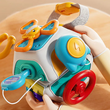 Montessori Sensory Busy Cube Toy