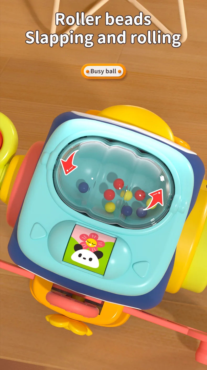 Montessori Sensory Busy Cube Toy