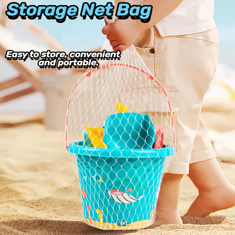 Kids Beach Sand Toy Set 18PCS Outdoor Play Tools Kit