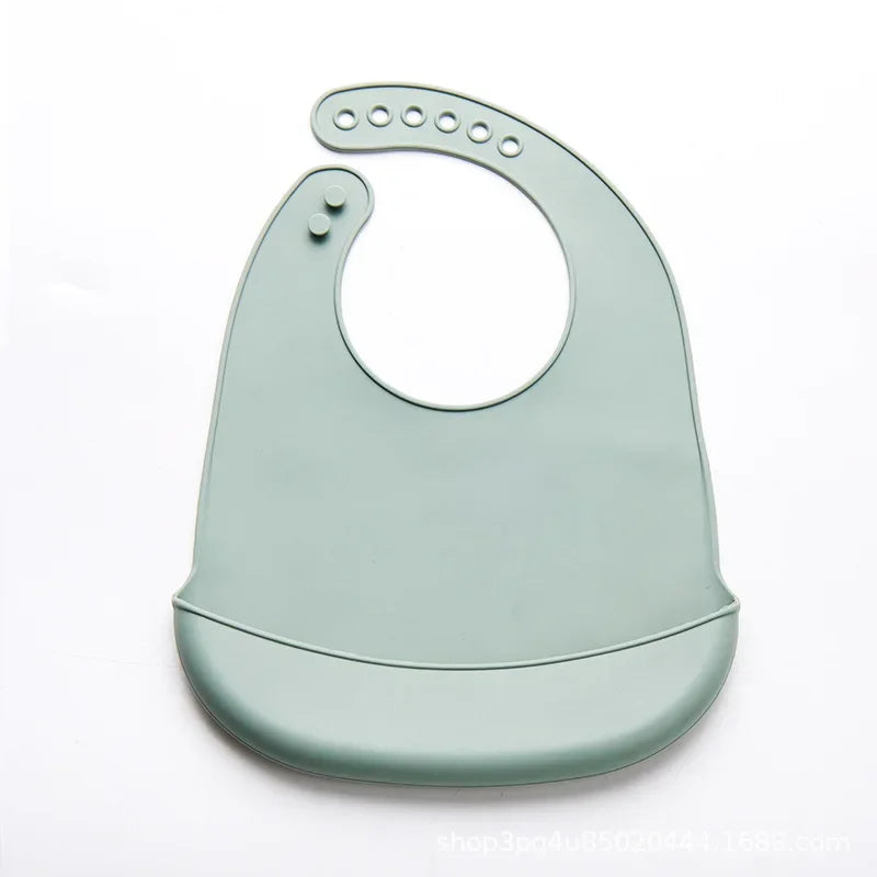Waterproof Silicone Baby Bib Adjustable