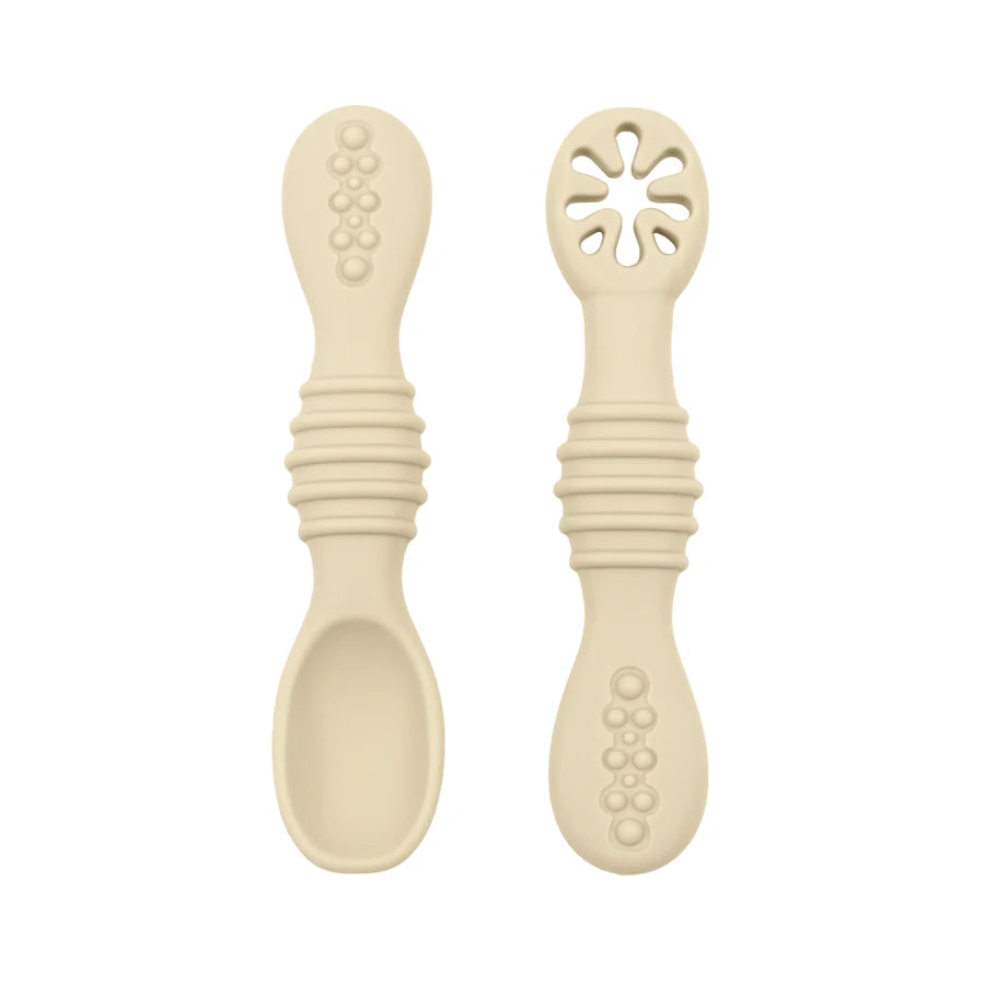 Silicone Baby Training Spoon Set