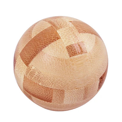 wooden kong ming lock puzzle 3d