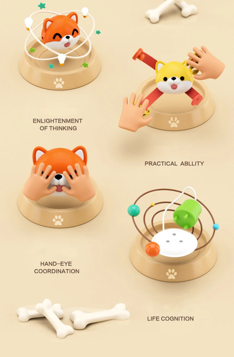 Montessori Sensory Busy Cube Toy