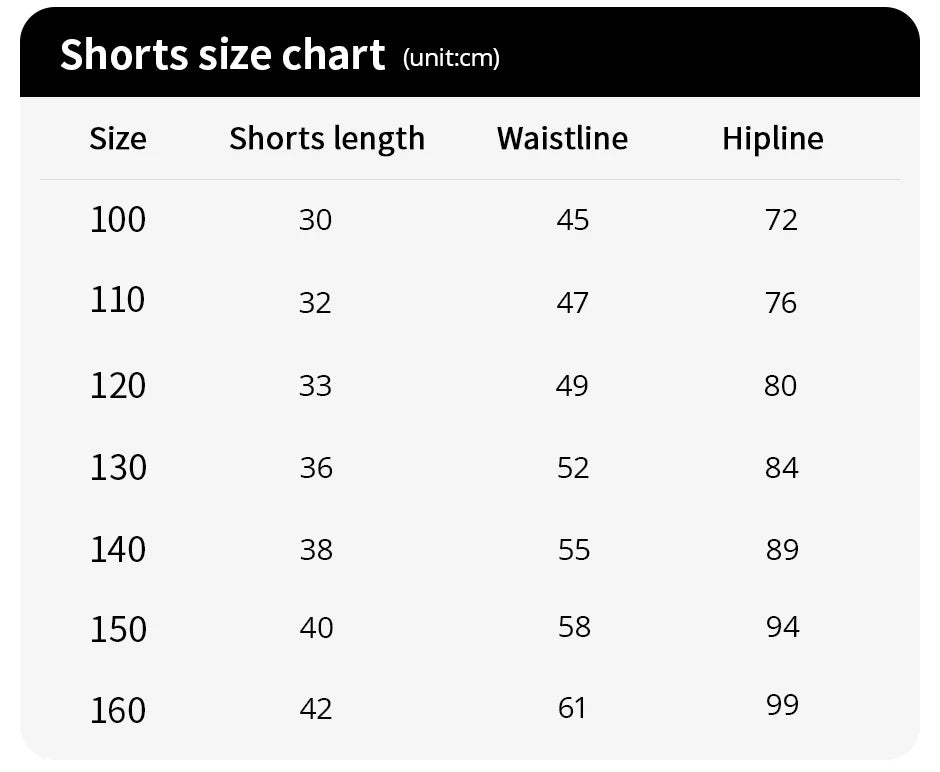 Kids Summer Cartoon Shorts Set