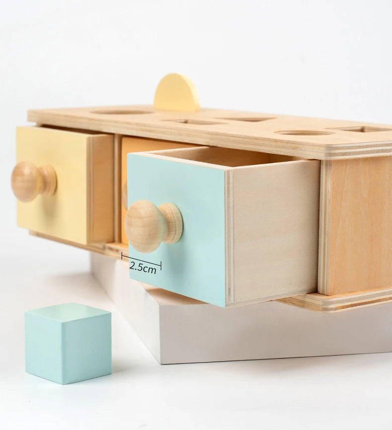 Montessori Spinning Coin Box Toy