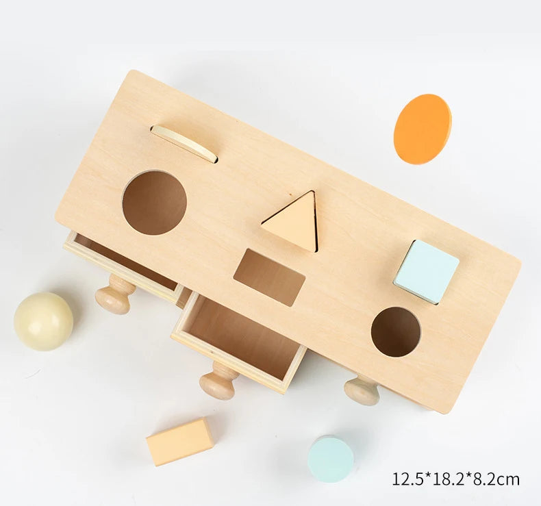 Montessori Spinning Coin Box Toy