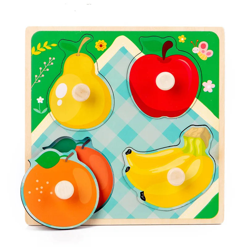 Montessori Wooden Puzzle Learning Toy
