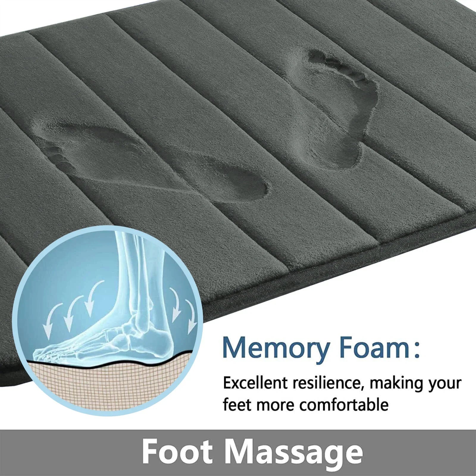 Non Slip Chenille Bath Mat
