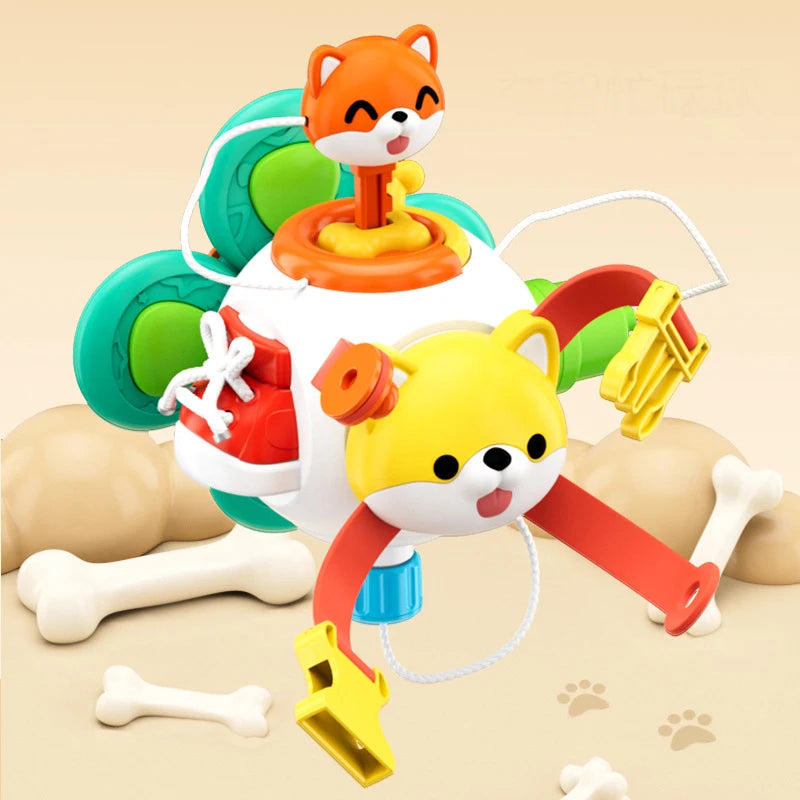 Montessori Sensory Busy Cube Toy