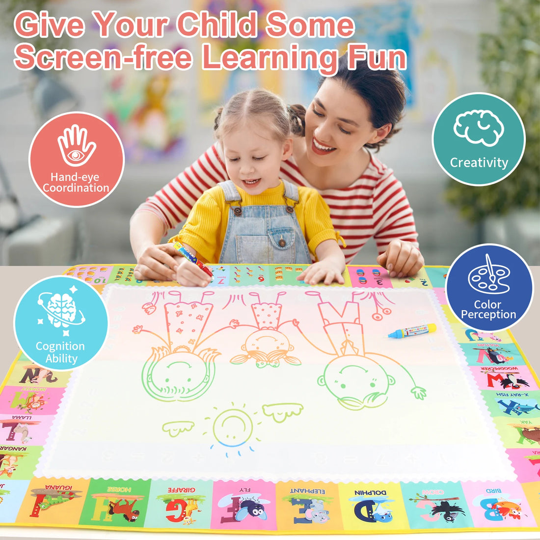 Magic Water Drawing Mat Toy