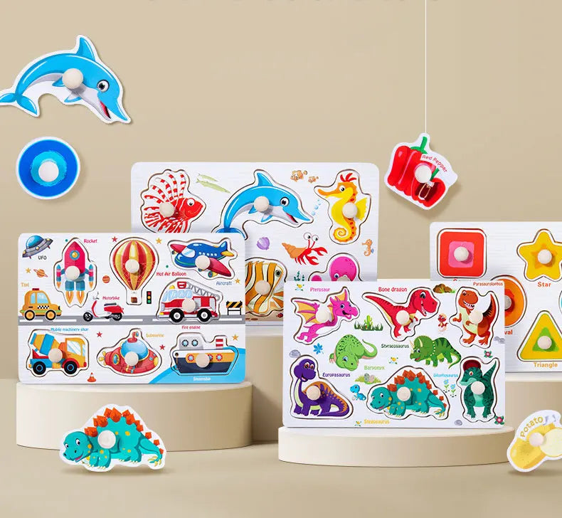Montessori Wooden Puzzle Learning Toy
