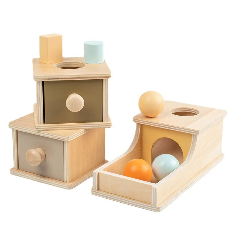 Montessori Spinning Coin Box Toy
