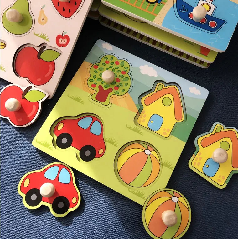 Montessori Wooden Puzzle Learning Toy