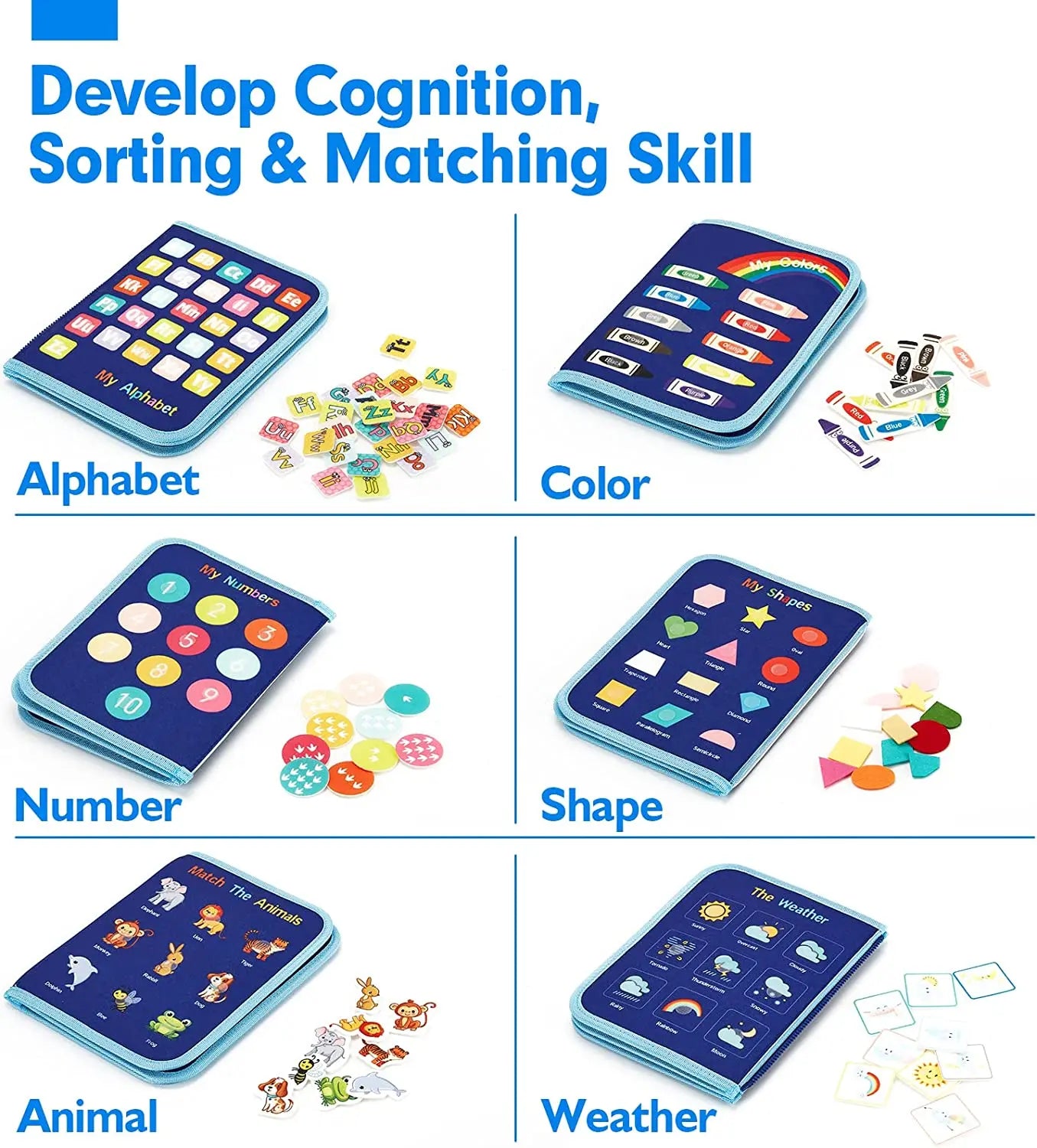 Montessori Busy Book Activity Toy