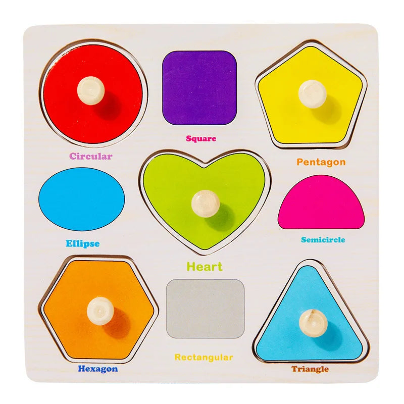 Montessori Wooden Puzzle Learning Toy