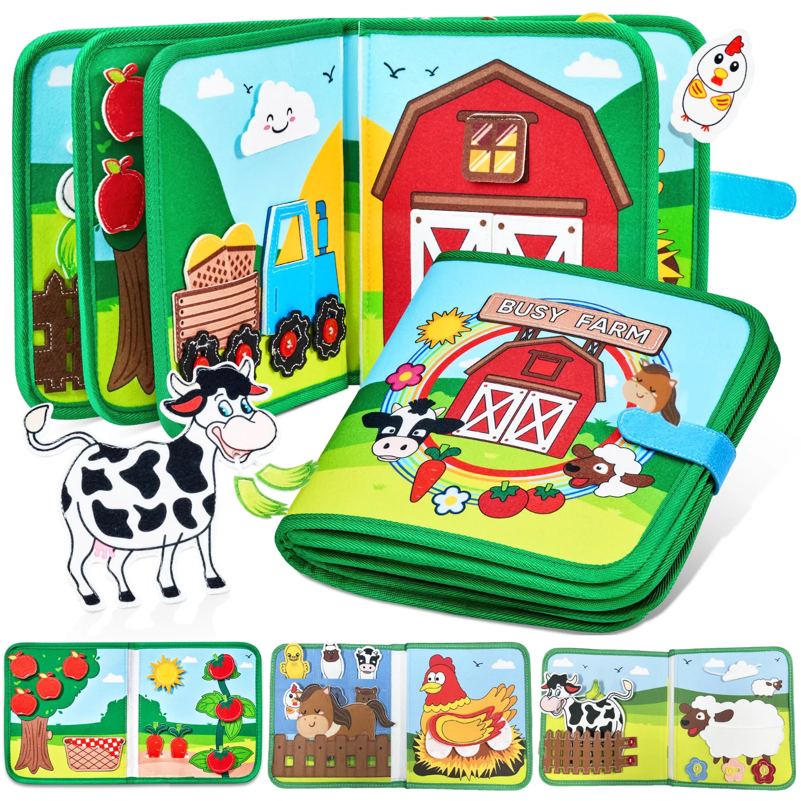 Montessori Quiet Book Activity Toy