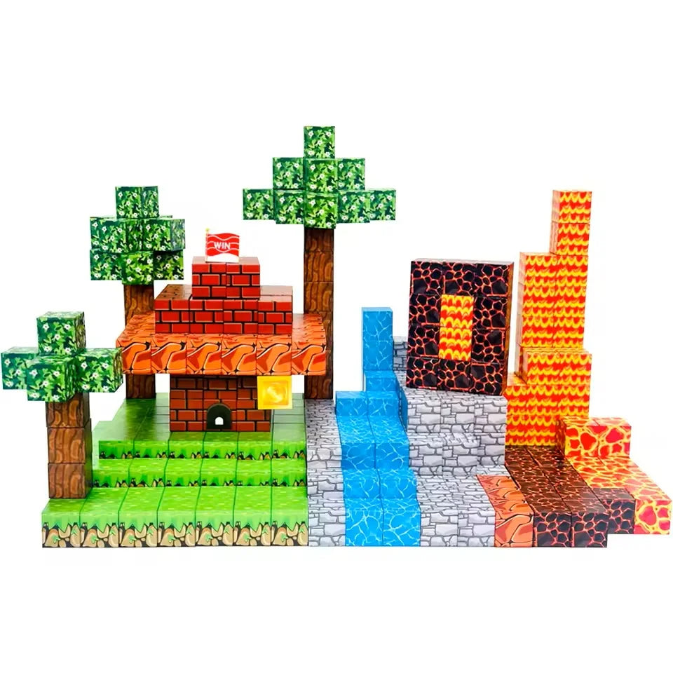 Magnetic Building Blocks Toy 500PCS Montessori STEM Set